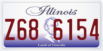 IL license plate Z686154