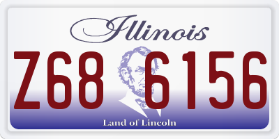 IL license plate Z686156