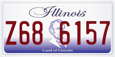 IL license plate Z686157