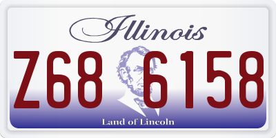IL license plate Z686158