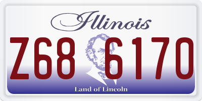 IL license plate Z686170