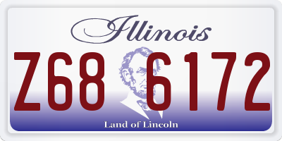IL license plate Z686172