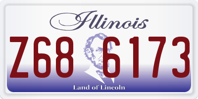 IL license plate Z686173
