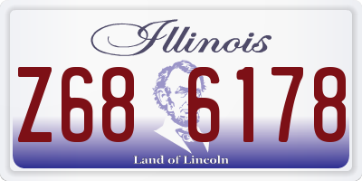 IL license plate Z686178