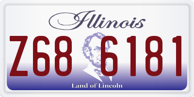 IL license plate Z686181