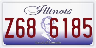 IL license plate Z686185