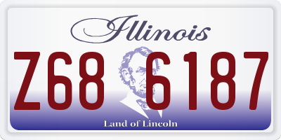 IL license plate Z686187