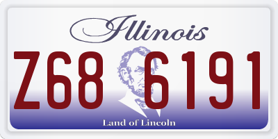 IL license plate Z686191