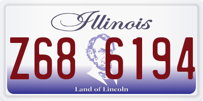 IL license plate Z686194