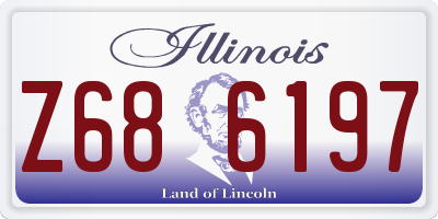 IL license plate Z686197