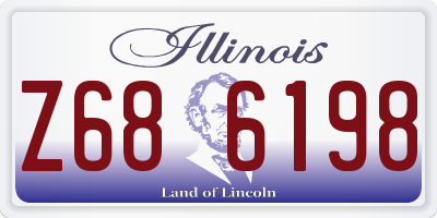IL license plate Z686198