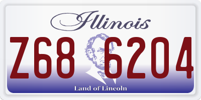 IL license plate Z686204