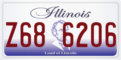 IL license plate Z686206