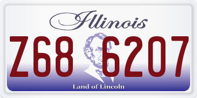 IL license plate Z686207