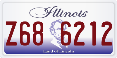 IL license plate Z686212