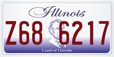 IL license plate Z686217