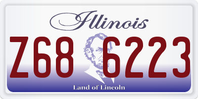 IL license plate Z686223