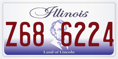 IL license plate Z686224