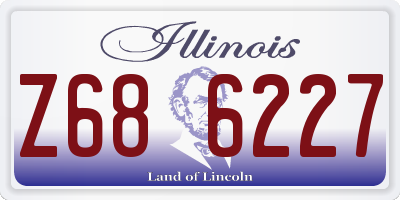 IL license plate Z686227