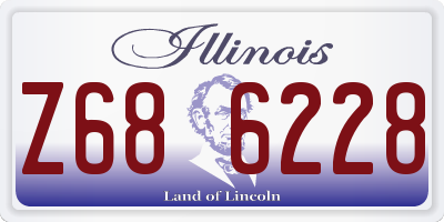 IL license plate Z686228