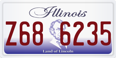 IL license plate Z686235