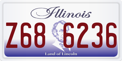 IL license plate Z686236