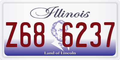 IL license plate Z686237