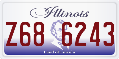 IL license plate Z686243
