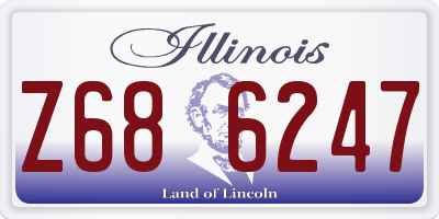IL license plate Z686247