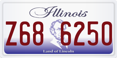 IL license plate Z686250