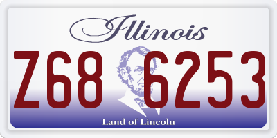IL license plate Z686253