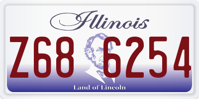 IL license plate Z686254