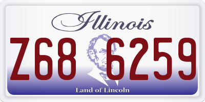 IL license plate Z686259