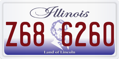 IL license plate Z686260