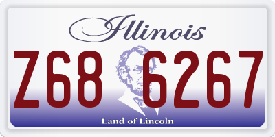 IL license plate Z686267