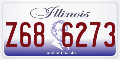 IL license plate Z686273