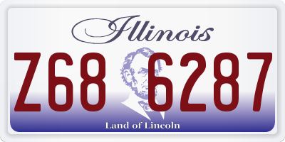 IL license plate Z686287