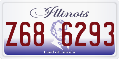 IL license plate Z686293