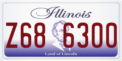 IL license plate Z686300