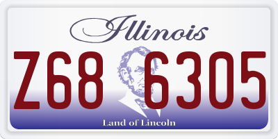 IL license plate Z686305