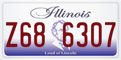 IL license plate Z686307