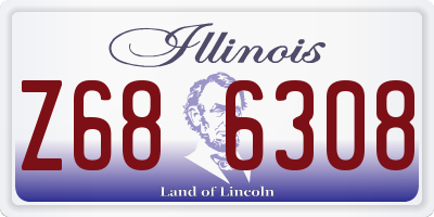 IL license plate Z686308