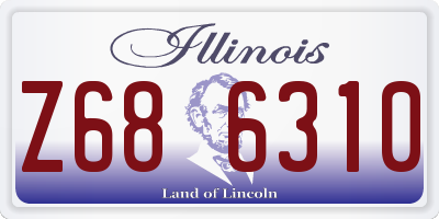 IL license plate Z686310