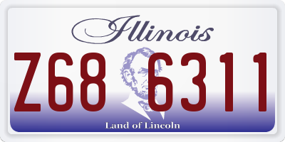 IL license plate Z686311