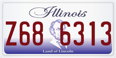 IL license plate Z686313