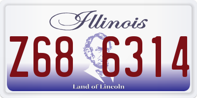 IL license plate Z686314