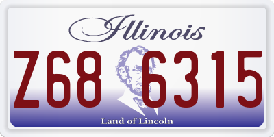 IL license plate Z686315
