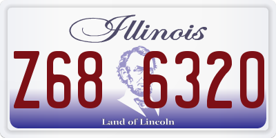 IL license plate Z686320