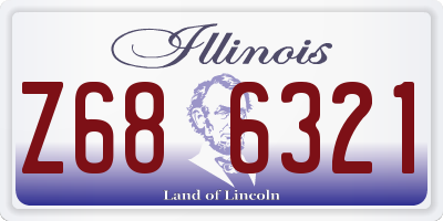 IL license plate Z686321