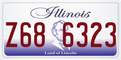 IL license plate Z686323